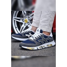 Mc Jamper 2444 Erkek Klasik Sneaker Lacivert - Gri