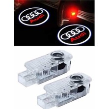 Özgürce Araç Kapı Altı Logo Seti, 2003 ve Sonrası Audi A4 Modelleri Için