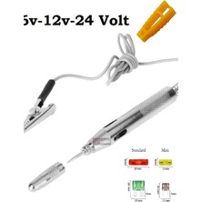 Özgürce Işıklı Otomatik Test Kalemi ve 20 Adet Sigorta Seti + Sigorta Çıkarma Aparatı