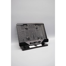 Özgürce Özel Isimli Gri Pleksi Motor Plakası, Kişiye Özel Tasarım