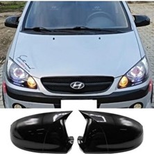 Özgürce Piano Black Abs Ayna Kapağı, Hyundai Getz 2002-2011, Şık ve Uyumlu