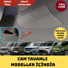 Özgürce Cam Tavanlı Ara Bölme Demiri Kapakları, Peugeot, Citroen, Opel, Fiat, 2 Adet