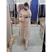 Nurcan Çetin Kemeli Uzun Tunik Gömlek Taş 25442