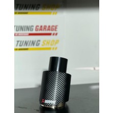 Özgürce 90MM Karbon Kaplama Akrapovic Egzoz Ucu Vw Golf Uyumlu