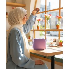 Colorshere Urban Style Askılı Çapraz Kullanıma Uygun Lila Omuz Çantası