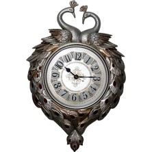 Tp Buğz Tavuskuşu Duvar Saati