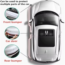 Tp Buğz Araba Tampon Koruyucu Karbon Desenli Beyaz