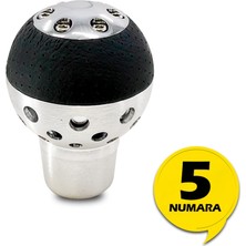 Özgürce Spor Metal Vites Topuzu, Her Araca Uyumlu, Şık ve Dayanıklı Tasarım