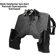 Epilons K21 Pubg Kol Akıllı Telefonlar İçin Dört Parmak Operasyonlu Gamepad USB Aksesuar