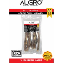 Algro %100 Doğal Kuzu Kamış Köpek Çiğneme Ödülü 80 gr