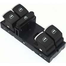 Özgürce Krom Detaylı Dörtlü Cam Açma Düğmesi, Şık ve Dayanıklı Tasarım