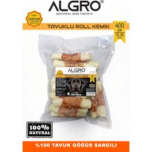 Algro Tavuklu Roll Kemik Köpek Ödülü 400 gr