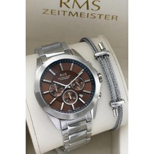 Grand Romanson Rms Romanson Iç Fonksiyonları Aktif Italyan Tasarım Bileklik Hediyeli 5 Atm Erkek Kol Saati G1577.06