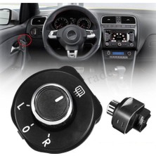 Özgürce Krom Ayna Ayar Düğmesi, 2011-2016 Volkswagen Polo Uyumlu