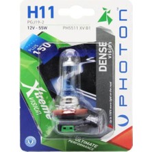 Özgürce H11 12V 55W Xtreme Vision +%150 Işık Gücü Tekli Blister