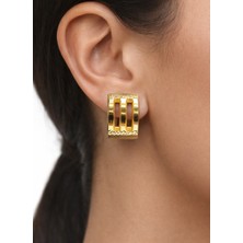 Kızılay Kuyumcusu 14 Ayar Altın Kaburga Modeli Küpe 2.32GR UME0227