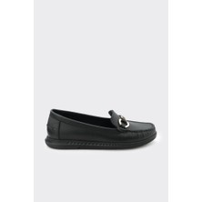 Derinet Hakiki Deri Tokalı Kadın Babet