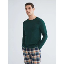 LC Waikiki Lc Waıkıkı Lacivert Standart Kalıp Erkek Pijama Takımı