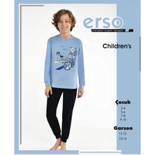 Ersoy 516U Erkek Çocuk Uzun Kollu Pijama Takımı