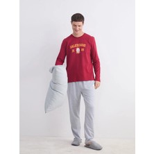 LC Waikiki Lc Waıkıkı Kırmızı Galatasaray Baskılı Erkek Pijama Takımı