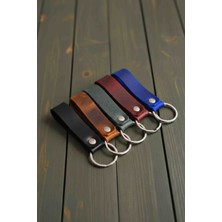 BSN Store 5 Adet Gerçek Deri Anahtarlık Moda Anahtarlık Hakiki Deri Anahtarlık