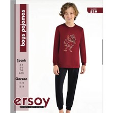 Ersoy 519U Erkek Çocuk Uzun Kollu Pijama Takımı
