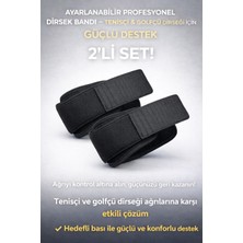 Tp Buğz Ayarlanabilir Profesyonel Dirsek Bandı 2’li Set – Tenisçi & Golfçü Dirseği Için Güçlü Destek