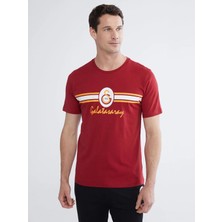 LC Waikiki Lc Waıkıkı Kırmızı Standart Kalıp Galatasaray Baskılı Erkek Pijama Takım