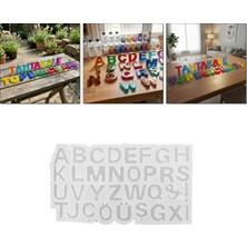 Tahtakale Toptancı Epoksi Mini Türkçe Düz Alfabe Harfleri Kalıbı 1.5 cm