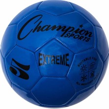 Champion Sports Extreme Soft Touch Butil Iç Lastikli Futbol Topu, 5 Numara, Mavi