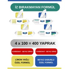 Deep Fresh Iz Bırakmayan Özel Formül Limon&beyaz Sabun Yüzey Temizlik Havlusu Mendili 4X100 (400 Yaprak)