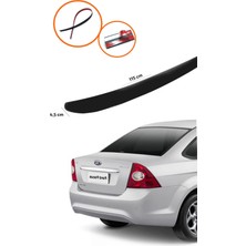 Özgürce Şık Siyah Bagaj Üstü Spoiler, Ford Focus 2-2.5 Için 75 Karakter