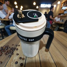 Karasu Dijital Sıcaklık Göstergeli 600 ml Paslanmaz Çelik Kupa Termos