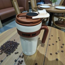 Karasu Dijital Sıcaklık Göstergeli 600 ml Paslanmaz Çelik Kupa Termos