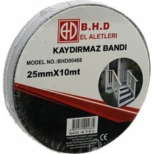 Tp Buğz Kaydırmaz Siyah Bant 25 mm x 10 mt