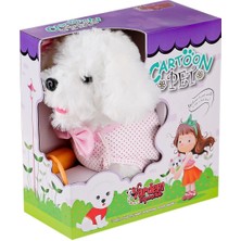 Tp Buğz PFT-B025 Yürüyen Tasmalı Peluş Köpek