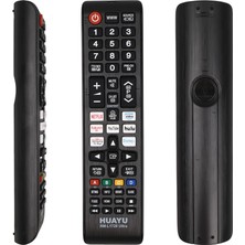 Huayu RM-L1728 Samsung Ultra Netflix Prime Rakuten Hulu Youtube Disney+ Tuşlu LCD LED Tv Kumanda