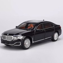 Oruç Oyuncak Bmw 760 Araba Bmw 7 Serisi Araba 1:24 Diecast Metal Model Araba Koleksiyon Araba Sesli Işıklı