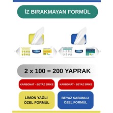 Deep Fresh Iz Bırakmayan Özel Formül Limon&beyaz Sabun Yüzey Temizlik Havlusu Mendili 2X100 (200 Yaprak)