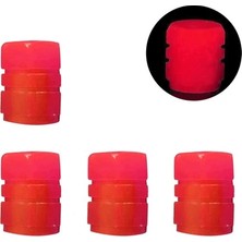 Tp Buğz Fosforlu Sibop Kapağı Seti Kırmızı