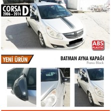 Özgürce Opel Corsa D Yarasa Ayna Kapağı Piano Black, Şık ve Şık Tasarım