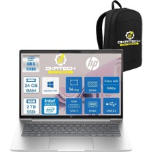 HP Probook 440 G10 İ5-1334U 24 GB Ram Ddr4 2 Tb SSD 14'' Fhd IPS W11PRO Dizüstü Bilgisayar & Okatech Çanta B2PH4ESOKATECH09