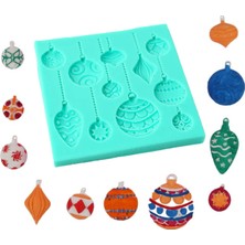 Tahtakale Toptancı Silikon Noel Topları Figürleri Şeker Hamuru Kalıbı