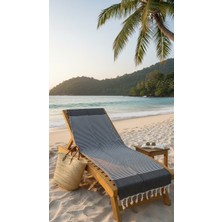 Vivesta Home 90X170 Hürrem Desen Peştemal Plaj Havlusu – %100 Pamuk, Hafif ve Hızlı Kuruyan Deniz & Spa Havlusu