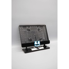 Özgürce 3D Neon Yüz Mavi Motor Plakası, Pleksi Kaplama, Şık Dekorasyon Parçası