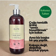The Elite Home Bitkisel Bazlı ve Vegan Sertifikalı Sıvı El Sabunu 400 ml ,kokusuz