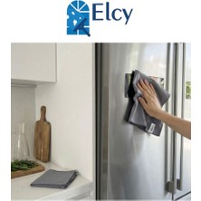 Elcy Mikrofiber Ankastre Bezi Mutfak-Ocak-Fırın-Cam Yüzeyler-Parlak Dolap-Paslanmaz Çelik Için Uygun