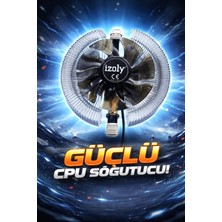 İzoly CL200 Cooler Universal LED (775,115X-AMD)PIN Işlemci Fanı 100W