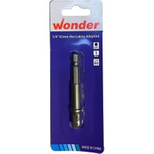 Wonder Lokma Anahtar Adaptörü, Hex, 1/4", 65 mm