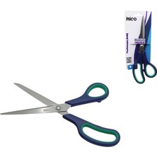 İbico Paslanmaz Çelik Kauçuk Kaplı Ergonomik Sap Büyük Boy Makas (8 ½" & 21,5 Cm)